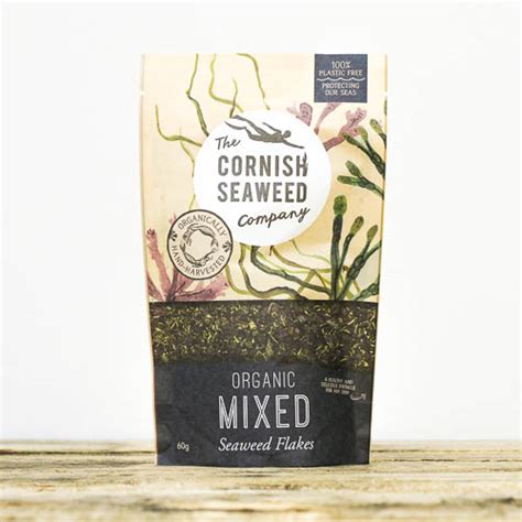 Organic Mixed Seaweed Flakes - 60g - The Cornish Seaweed Company