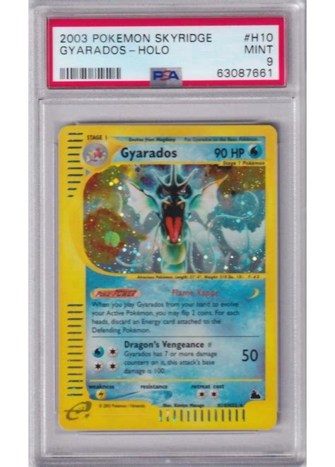 Gyarados Psa Gradede Pokemon Kort P Pokemons Dk