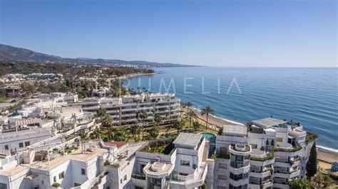 Stunning Luxury Frontline Beach Penthouse For Sale In Marbella Golden