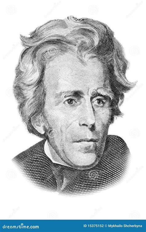 Andrew Jackson Portrait On Twenty Dollars Bill. Stock Photography - Image: 15375152