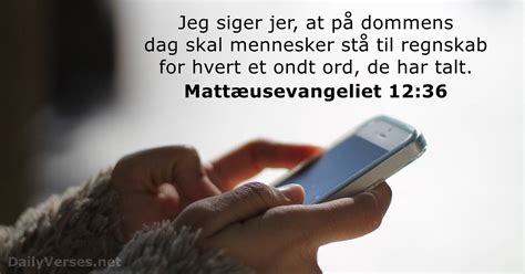 Den Januar Dagens Bibelvers Matt Usevangeliet