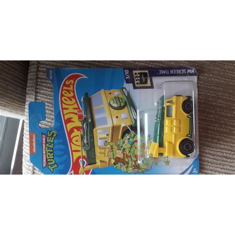 Carrinho HOT WHEELS VAN TATARUGAS NINJA 1ª EDIÇÃO CARTELA LONGA Shopee Brasil