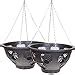 YouGarden 2 X Easy Fill Hanging Basket Set Of 2 X 15 Baskets Perfect