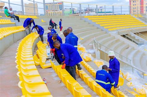 Ugandas Nakivubo Stadium Nears Completion Set To Become A World Class