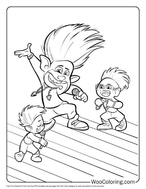 100 Trolls Coloring Pages FREE Printable PDF Woo Coloring