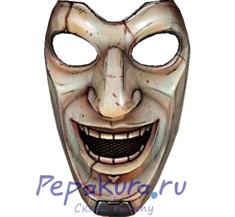 Скачать развертку маски Лицо Тролля | Pepakura