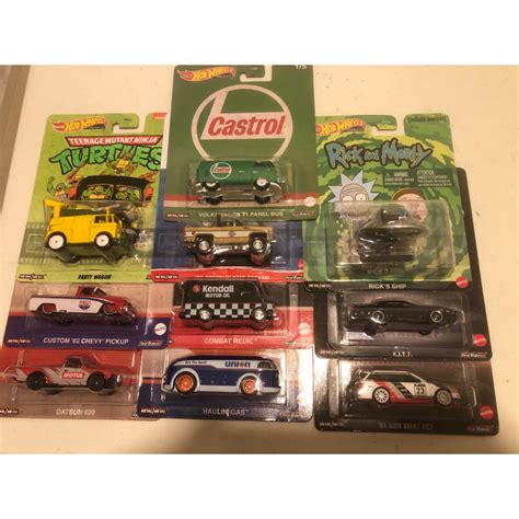 Hot Wheels Combo Retro Entertainment Dash Q And Pop Culture Dash U