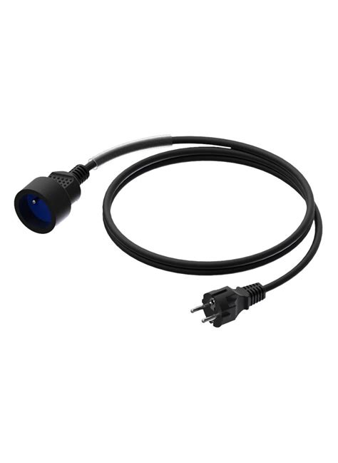 PROCAB CAB475 Power Cable Schuko Male Schuko Female France 3 X