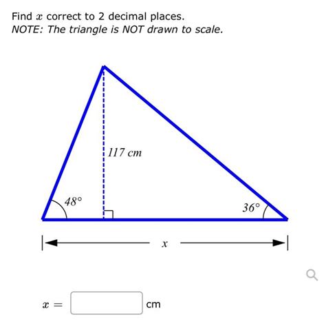 Solved Find X Correct To 2 Decimal Places Note The