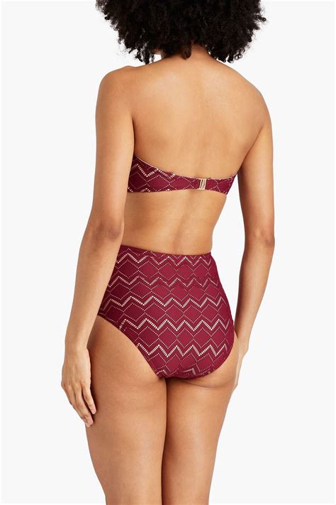 Zimmermann Pointelle Knit High Rise Bikini Briefs The Outnet