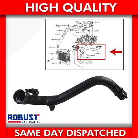 INTERCOOLER TURBO HOSE PIPE FOR NISSAN JUKE NV 200 CUBE 144601FE0C