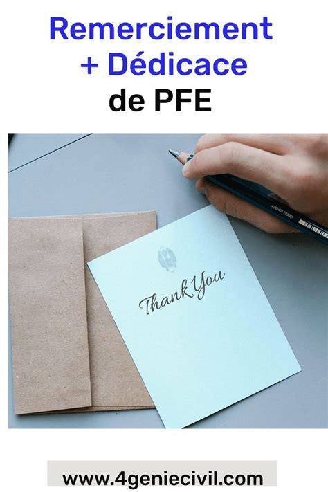 Réussissez votre PFE avec des exemples de dédicaces et de remerciements