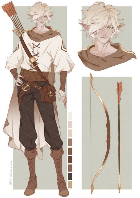 Adoptable auction | DnD inspired Elf [Close] by edvvinee on DeviantArt