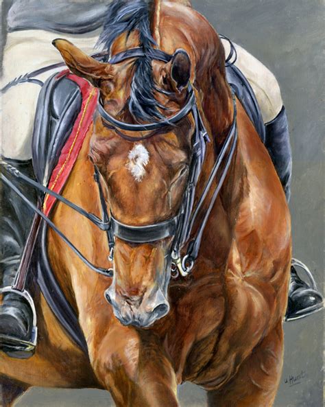 Horse And Rider Oil Painting