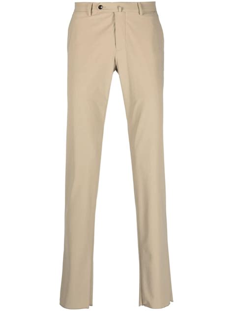 Pt Torino Plain Stretch Design Chinos In Nude ModeSens