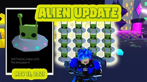 PET SIMULATOR X ALIEN UPDATE NEWS LEAKS UPDATE COMING NOV 13TH