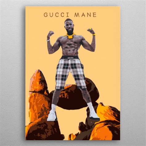 Gucci Mane Poster Art Poster By Phuong Dong Displate Gucci Mane