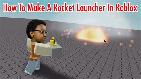 How To Make A Rocket Launcher In Roblox Youtube