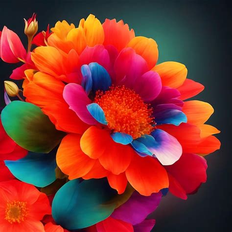 Premium Ai Image Beautiful Flower Background And Wallpaper Generative Ai