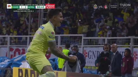 Cay El Gol Del Am Rica Brian Rodr Guez Pone El De Las Guilas