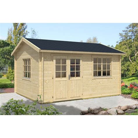 Gartenhaus Modell Collin Iso Premium Gartenhaus Aus Holz In Braun