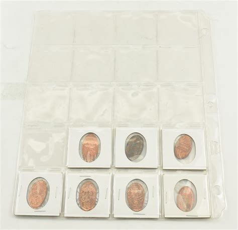 ENTIRE Page Collection of Elongated Coins! Very Cool | Property Room