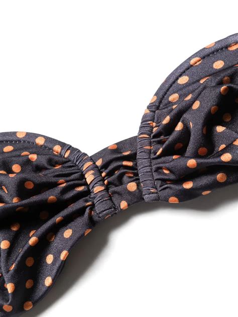 Faithfull The Brand Stefania Polka Dot Bikini Top In Lpd Ludovica Polka Dot ModeSens