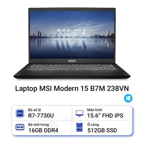 Laptop Msi Modern B M Vn