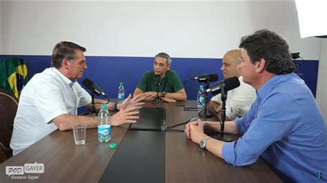 Bolsonaro Participa De Seu Primeiro Podcast Gustavo Gayer