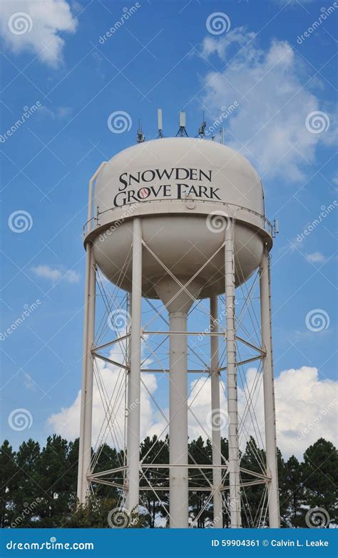 Wasserturm Snowden Grover Park In Southaven Mississippi Redaktionelles