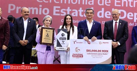 Hoy Tamaulipas Tamaulipas Entrega Americo Premio Estatal Del Deporte 2023