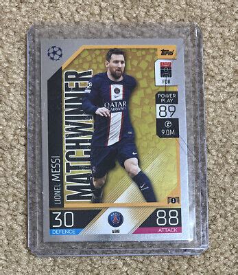 MATCH ATTAX 2022 LIONEL MESSI CARD MATCHWINNER NO 188 EBay