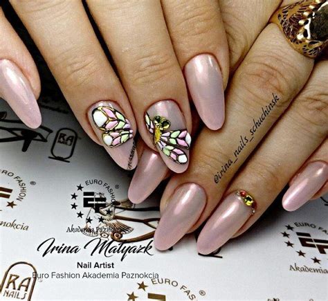 Pink Dragonfly Nails U As Manicura Arte De U As