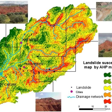 Landslide Contributing Factor Layers Produced For The Study Area A