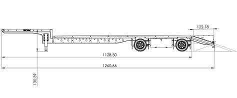 DPS DROP DECK TRAILER 2AXLE