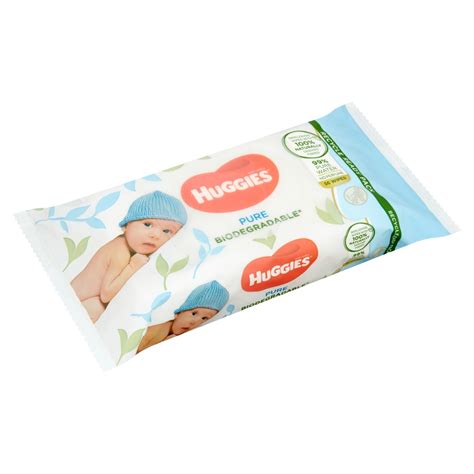 HUGGIES Natural Biológiailag lebomló nedves törlőkendő DUNAPRO Az