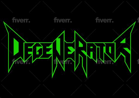 Draw Your Thrash Metal Logo By Garryyulianto Fiverr