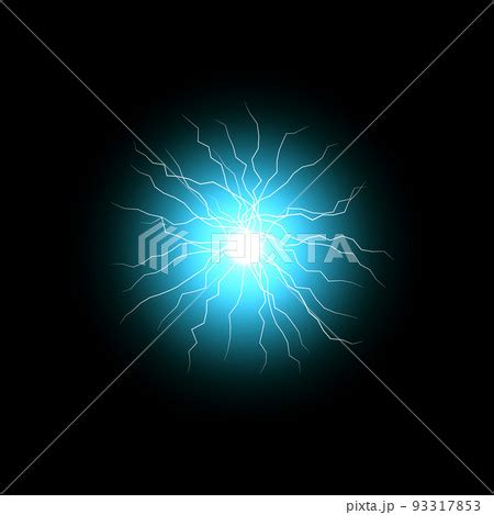 Electric Lightning Ball Energy Magic Effect Pixta