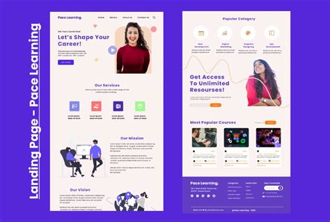 Figma Online Course Landing Page Ui Free