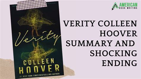 Verity Colleen Hoover Summary And Shocking Ending