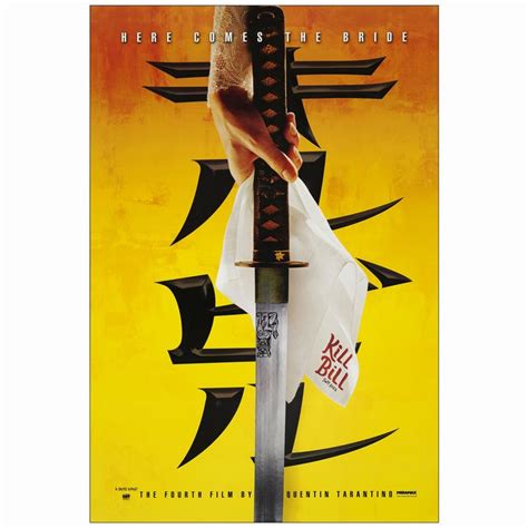 Lot 468 Kill Bill Vol 1 One Sheet 27 X 41 Mylar Near Mint Rolled