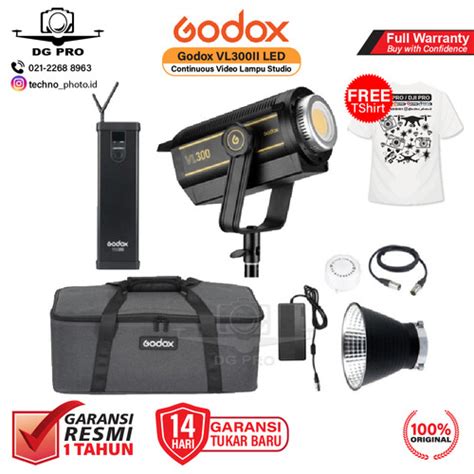 Jual Godox Vl Ii Led Continuous Video Light Lampu Studio Vl Ii