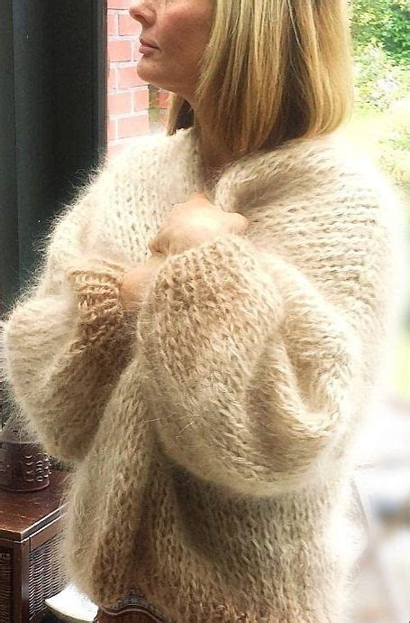 Angora Fluffy Mohair Sweater Beautiful Womens Sweaters Cardigan