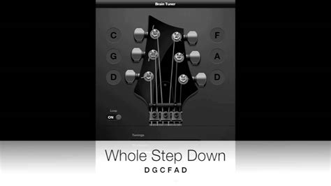 Whole Step Down Tuning For Guitar Youtube