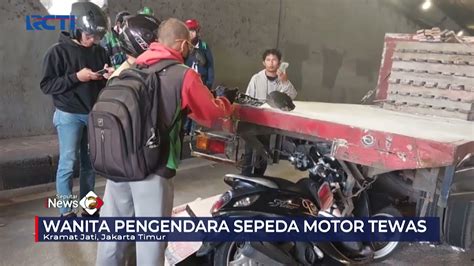 Wanita Pengendara Motor Tewas Usai Tabrak Bagian Belakang Truk Di