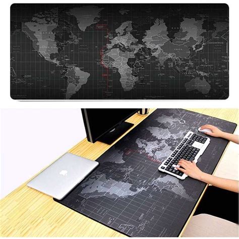 Jual Mouse Pad Gaming Matras Motif Peta Dunia Raksasa Desk Mat World