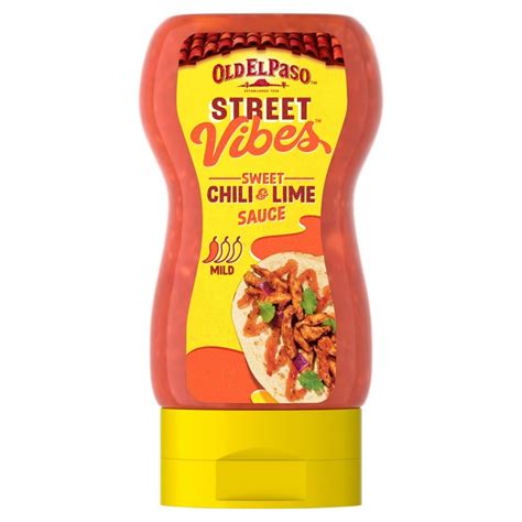 Old El Paso Street Vibes Sweet Chili And Lime Sauce Squeezy 255g Tesco Groceries