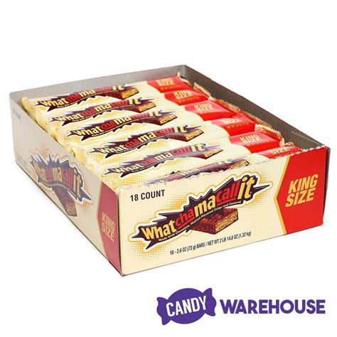 Whatchamacallit King Size Candy Bars 18 Piece Box Candy Warehouse