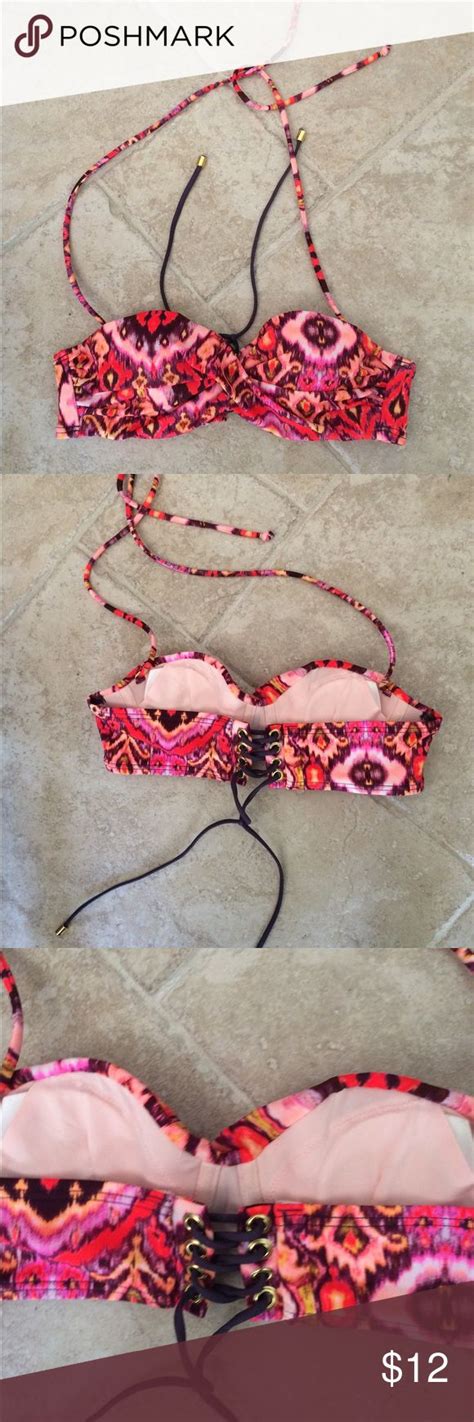 New Victorias Secret Swimsuit Bandeau Top 32a Victoria Secret Swim