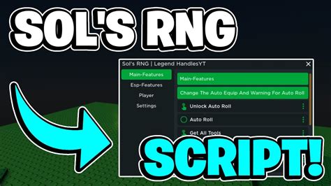 Sol S Rng Script Gui Hack Auto Roll Autofarm Teleports And More